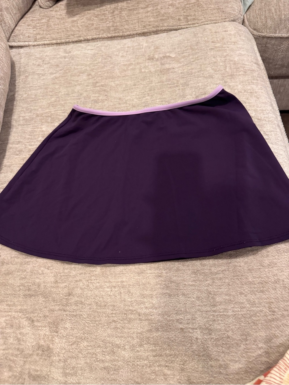 Vintage INC International Concepts Plum Mini Tennis Skirt